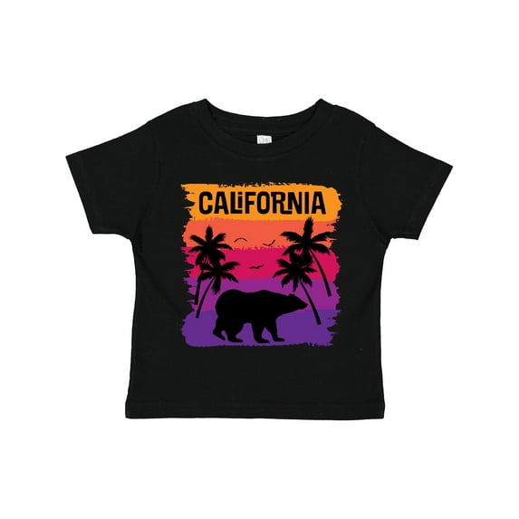 Inktastic California Sunset Vacation Beach Girls Toddler T-Shirt