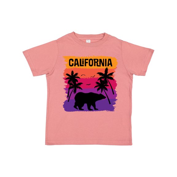 Inktastic California Sunset Vacation Beach Girls Toddler T-Shirt