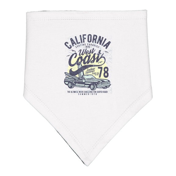 Inktastic California West Coast Baby Bandana Bib