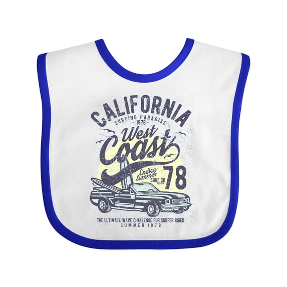 Inktastic California West Coast Boys or Girls Baby Bib