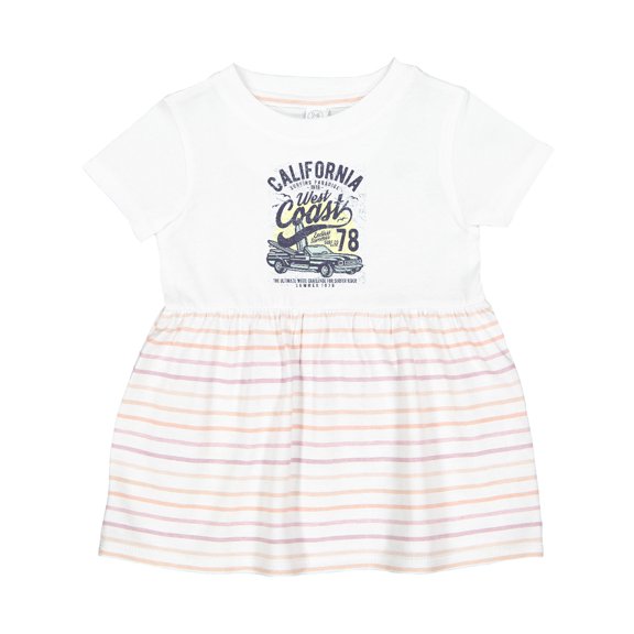 Inktastic California West Coast Girls Baby Dress