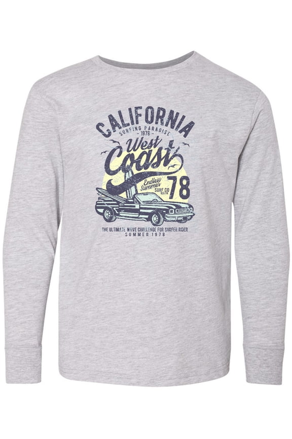 California West Coast Long Sleeve Youth T-Shirt