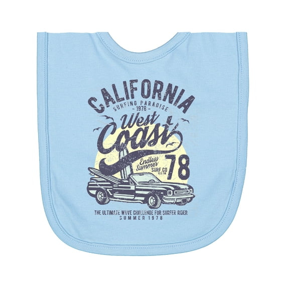 Inktastic California West Coast Newborn Bib