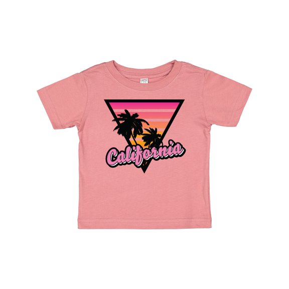 Inktastic California with Triangle and Palm Trees Boys or Girls Baby T-Shirt