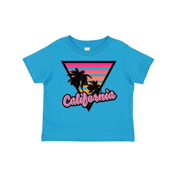 Inktastic California with Triangle and Palm Trees Boys or Girls Toddler T-Shirt