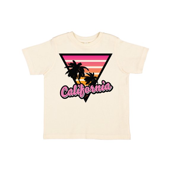 Inktastic California with Triangle and Palm Trees Boys or Girls Toddler T-Shirt