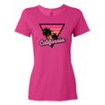 thumbnail image 1 of Inktastic California with Triangle and Palm Trees Women's T-Shirt, 1 of 5