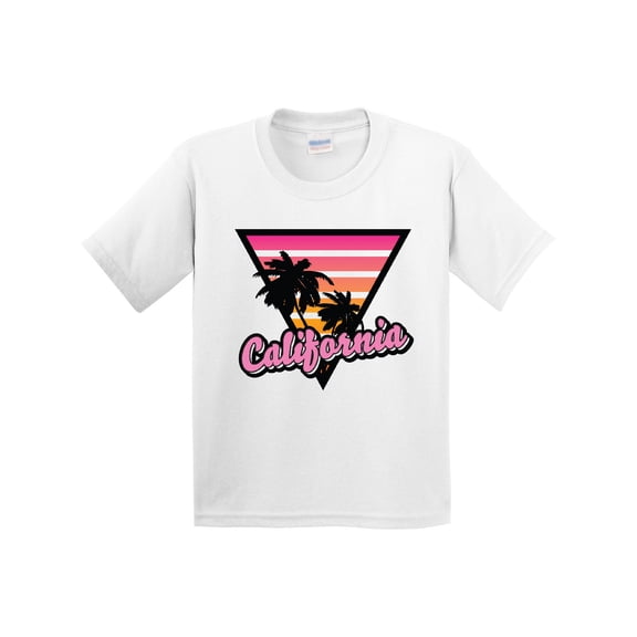 Inktastic California with Triangle and Palm Trees Youth T-Shirt