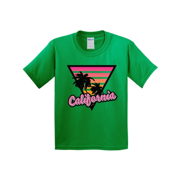 Inktastic California with Triangle and Palm Trees Youth T-Shirt
