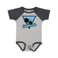 thumbnail image 1 of Inktastic California with Triangle and Palm Trees in Blue Boys or Girls Baby Bodysuit, 1 of 5
