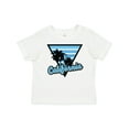 thumbnail image 1 of Inktastic California with Triangle and Palm Trees in Blue Boys or Girls Baby T-Shirt, 1 of 5