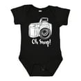 thumbnail image 1 of Inktastic Camera Oh Snap Boys or Girls Baby Bodysuit, 1 of 5
