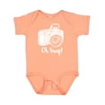 thumbnail image 1 of Inktastic Camera Oh Snap Boys or Girls Baby Bodysuit, 1 of 5