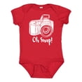 thumbnail image 1 of Inktastic Camera Oh Snap Boys or Girls Baby Bodysuit, 1 of 5