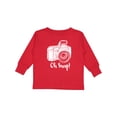thumbnail image 1 of Inktastic Camera Oh Snap Boys or Girls Long Sleeve Toddler T-Shirt, 1 of 5