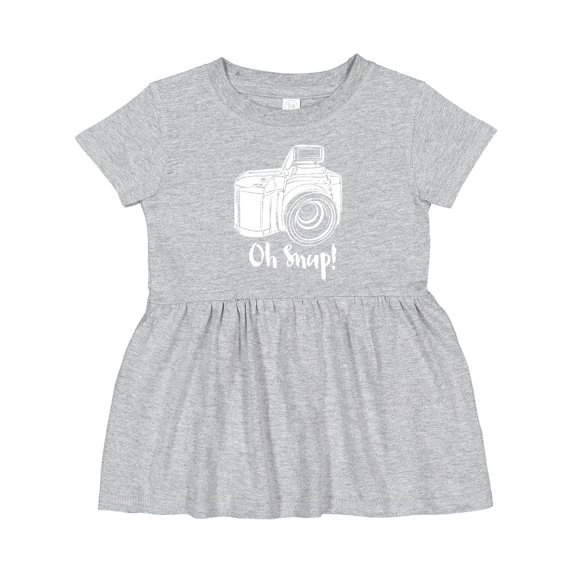 Inktastic Camera Oh Snap Girls Baby Dress