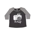 thumbnail image 1 of Inktastic Camera Oh Snap Women's Plus Size T-Shirt, 1 of 5