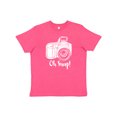 thumbnail image 1 of Inktastic Camera Oh Snap Youth T-Shirt, 1 of 5