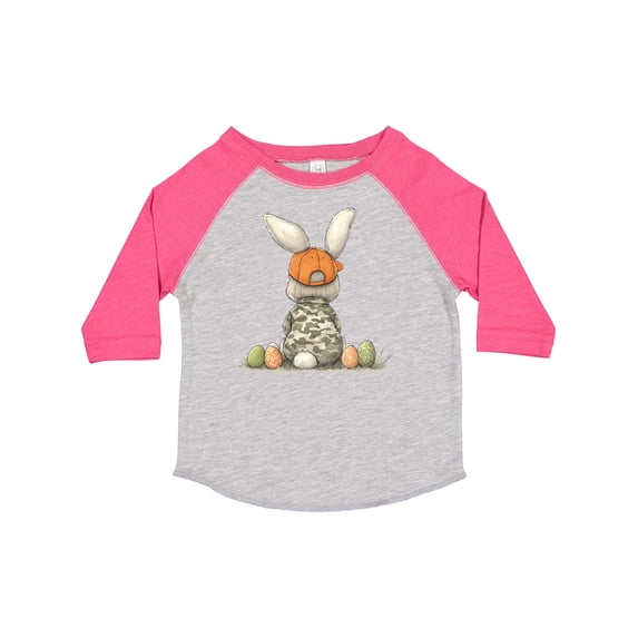 Inktastic Camouflage Easter Bunny with Eggs Boys or Girls Toddler T-Shirt