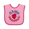 thumbnail image 1 of Inktastic Camp Grandma Boys or Girls Baby Bib, 1 of 4