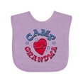 thumbnail image 1 of Inktastic Camp Grandma Boys or Girls Baby Bib, 1 of 4