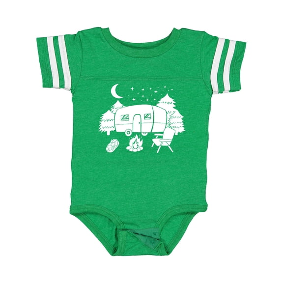 Inktastic Camper In A Star Filled Night Boys or Girls Baby Bodysuit