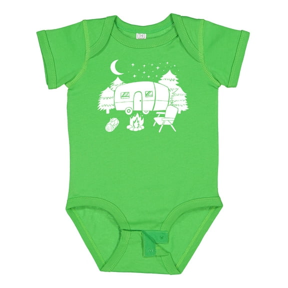 Inktastic Camper In A Star Filled Night Boys or Girls Baby Bodysuit