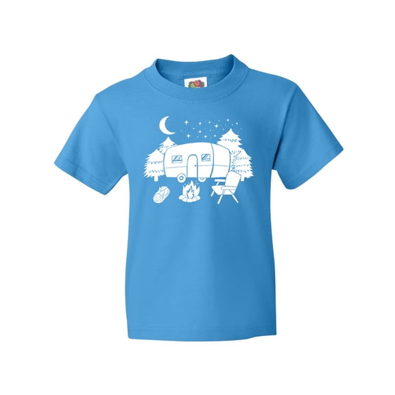 Inktastic Camper In A Star Filled Night Youth T-Shirt