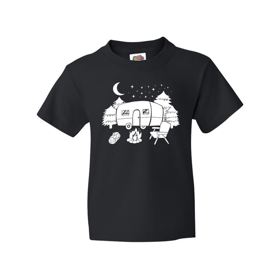 Inktastic Camper In A Star Filled Night Youth T-Shirt