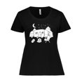 thumbnail image 1 of Inktastic Camper in a Star Filled Night Women's Plus Size T-Shirt, 1 of 5