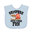 thumbnail image 1 of Inktastic Campers Have Smore Fun Boys or Girls Baby Bib, 1 of 4