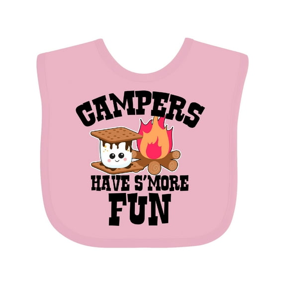 Inktastic Campers Have Smore Fun Boys or Girls Baby Bib