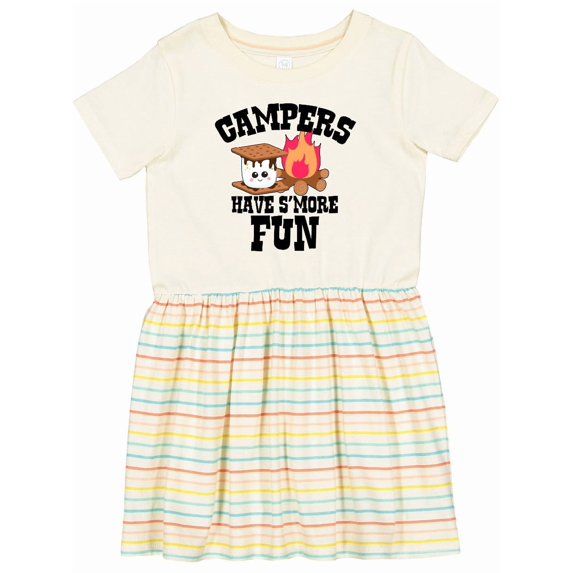 Inktastic Campers Have Smore Fun Girls Toddler Dress
