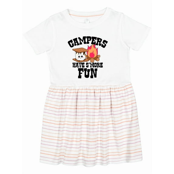 Inktastic Campers Have Smore Fun Girls Toddler Dress