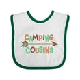 thumbnail image 1 of Inktastic Camping Cousins- Arrow Boys or Girls Baby Bib, 1 of 4