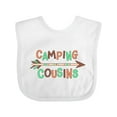 thumbnail image 1 of Inktastic Camping Cousins- Arrow Boys or Girls Baby Bib, 1 of 4