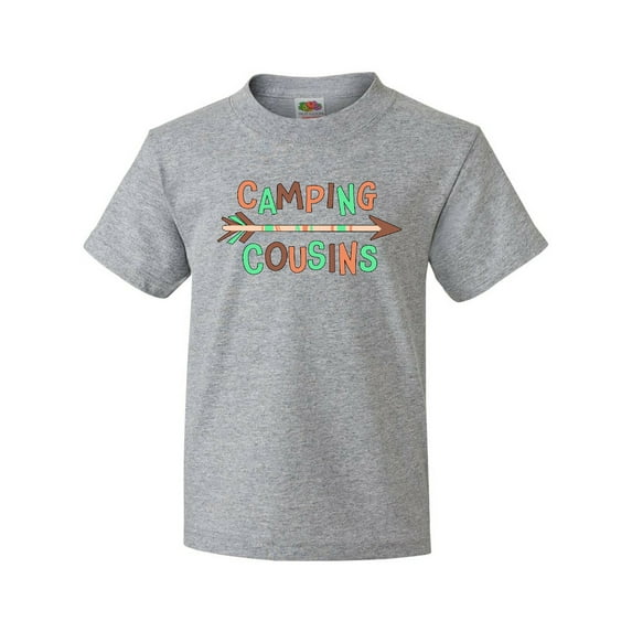 Inktastic Camping Cousins- Arrow Youth T-Shirt