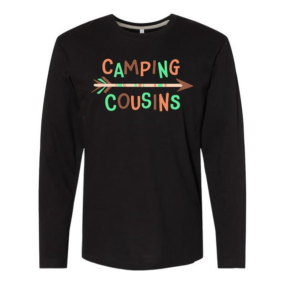 Inktastic Camping Cousins- arrow Long Sleeve T-Shirt