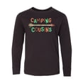 thumbnail image 1 of Inktastic Camping Cousins- arrow Long Sleeve Youth T-Shirt, 1 of 5