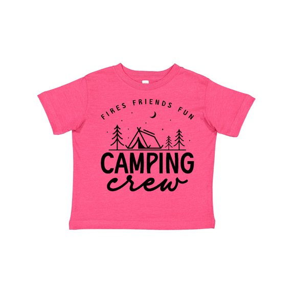 Inktastic Camping Crew Boys or Girls Toddler T-Shirt