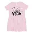 thumbnail image 1 of Inktastic Camping Crew Girls Toddler Dress, 1 of 5
