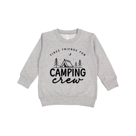 Inktastic Camping Crew Toddler Sweatshirt