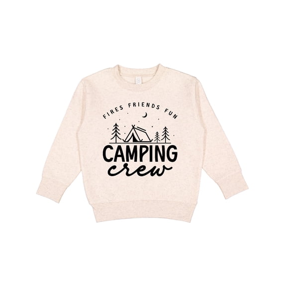 Inktastic Camping Crew Toddler Sweatshirt
