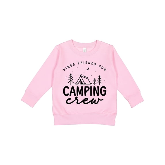 Inktastic Camping Crew Toddler Sweatshirt