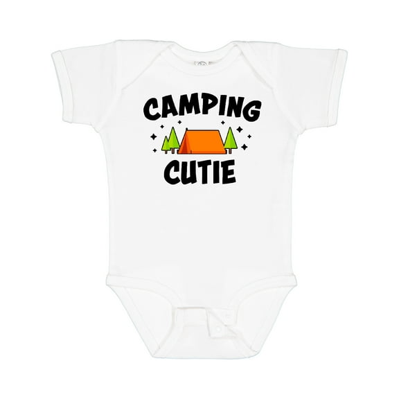 Inktastic Camping Cutie Boys or Girls Baby Bodysuit