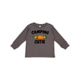thumbnail image 1 of Inktastic Camping Cutie Boys or Girls Long Sleeve Toddler T-Shirt, 1 of 5
