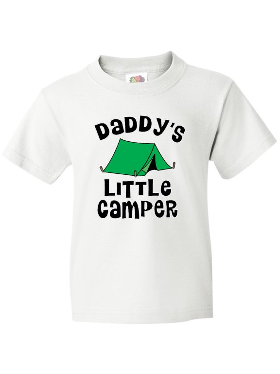 Camping Daddys Little Camper Youth T-Shirt