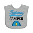 thumbnail image 1 of Inktastic Camping Future Camper Boys or Girls Baby Bib, 1 of 4
