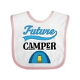 thumbnail image 1 of Inktastic Camping Future Camper Boys or Girls Baby Bib, 1 of 4
