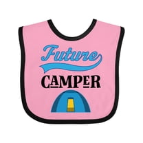 Inktastic Camping Future Camper Boys or Girls Baby Bib